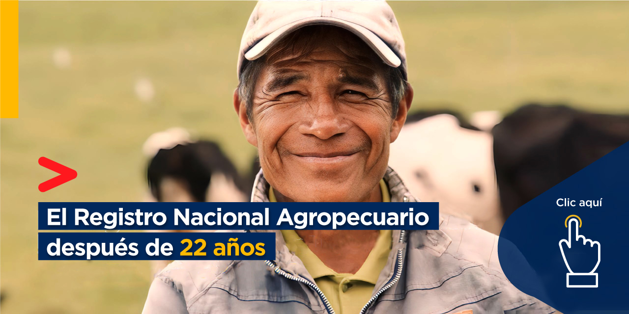 El Registro Nacional Agropecuario