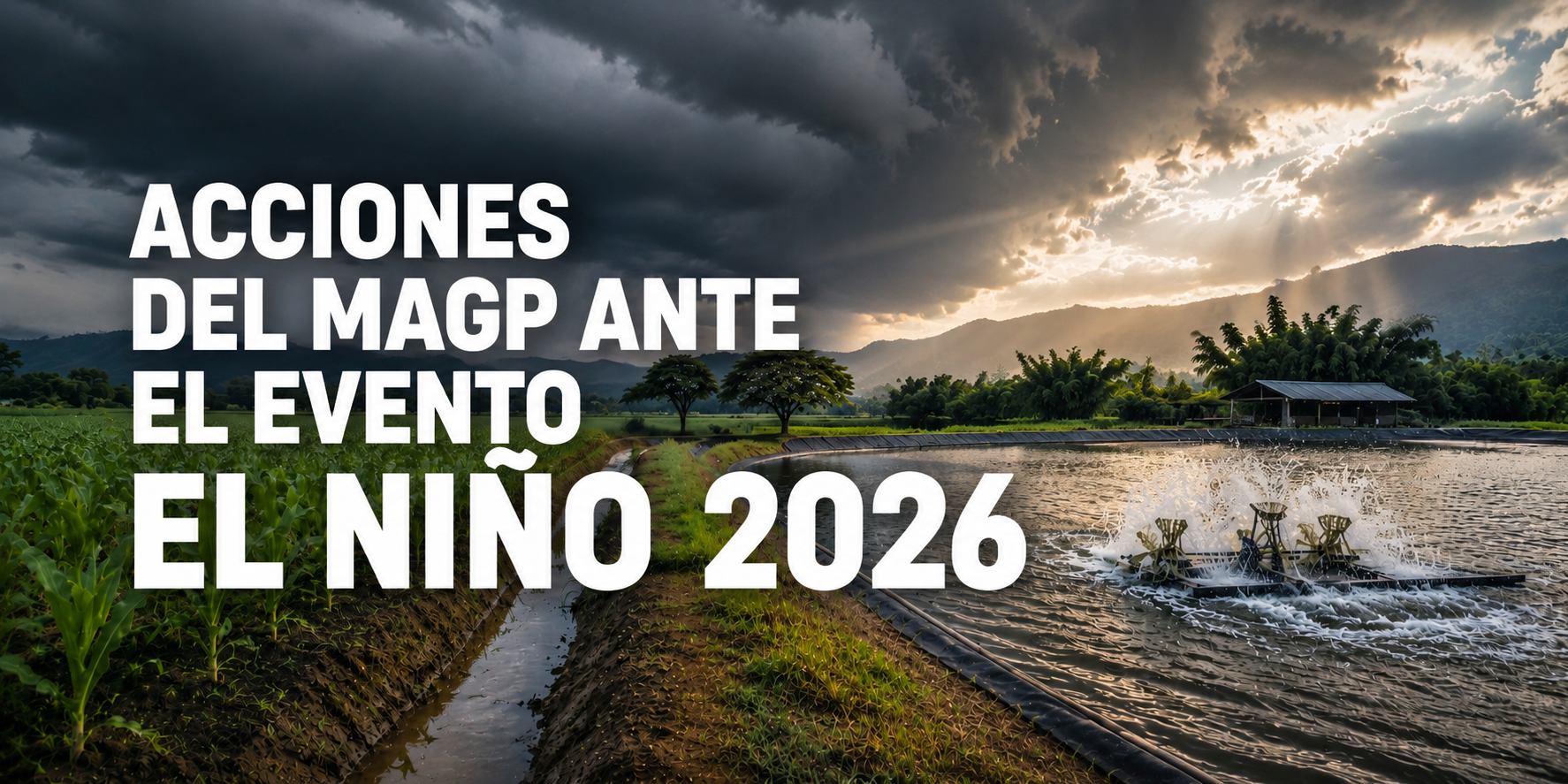 Plan del MAGP frente al Fenómeno El Niño 2026